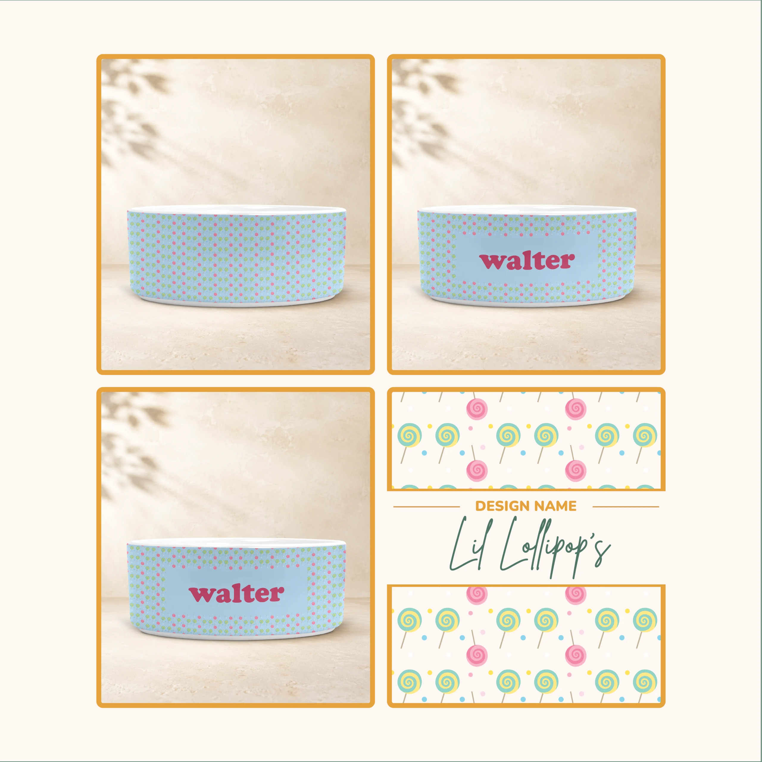 lil Lollipop's Ceramic Bowl